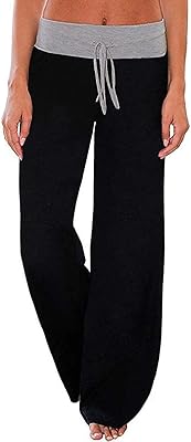 Pantalon de pyjama à imprimé floral pour femme, confortable, décontracté, extensible, large cordon