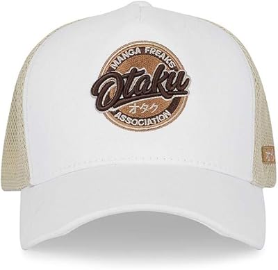 Chapeau de camionneur otaku marron