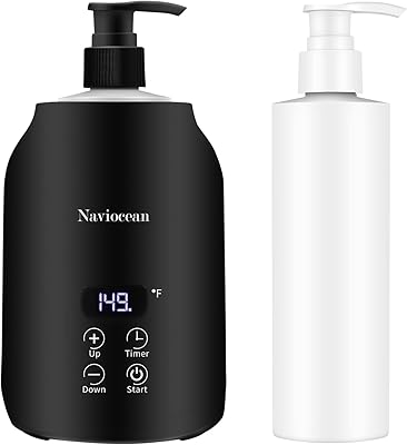 Diffuseur chauffant d'huile de massage et de lotion navioshan avec 2 bouteilles