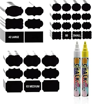 185 étiquettes de garde-manger, étiquettes de tableau pour le stockage des aliments pour l'organisation de la cuisine et le stockage des pots de nourriture. Votre centre commercial virtuel au Sénégal : Diaytar