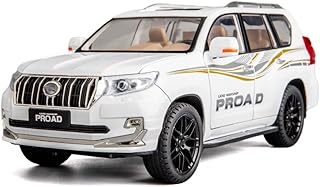 Modèle de voiture toyota prado moulé sous pression à l'échelle 1/18 wakakak, jouets