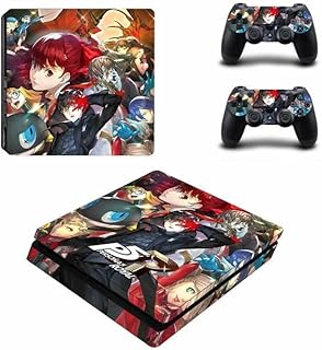 Compae - autocollant de peau mince persona 5 royal ps4s pour console