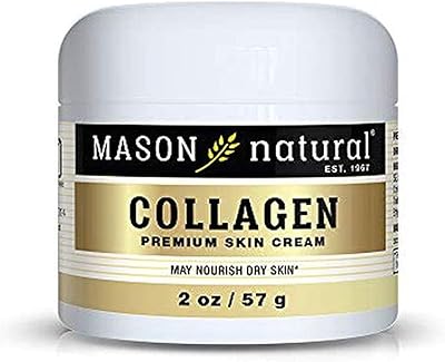 Crème de beauté au collagène mason naturals, parfum poire, pot de 2 oz