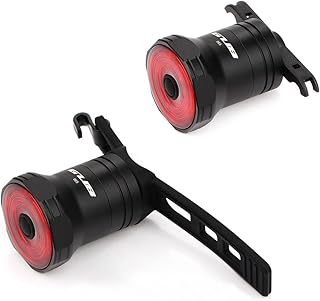 Feu arrière de vélo intelligent mecacoz éclairage rechargeable marche arrêt automatique lumières