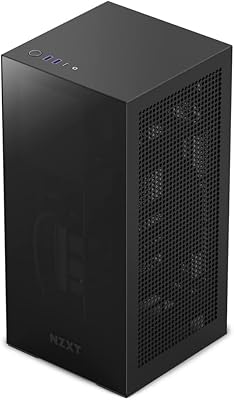 Boîtier nzxt compatible avec h1 v2 black sff mini itx, cs-h11bb-eu