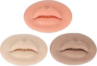Tatoo de lèvres en silicone à bouche ouverte 3d fausses pratique
