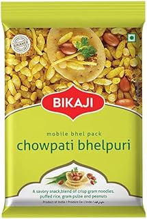 Bikaji chowpati bhelpuri - sachet de 120 g avec chutney | croustillant