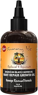 Huile de ricin noire jamaïcaine sunny isle pour le traitement des racines, 118