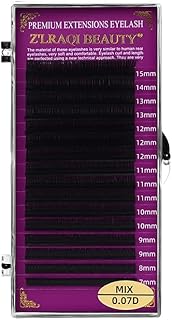 Extension de cils 007 plateau mixte d curl volume extensions naturels