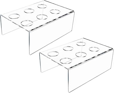 2 pièces 6 trous support de cône en acrylique support de cône de crème glacée en acrylique support de cône de tube de crème glacée - clair. Diaytar : La révolution discount est en marche