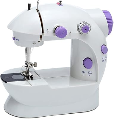 Mini machine à coudre, machine à quilter avec table d'extension, lampe de poche