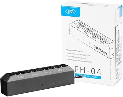 Le contrôleur de hub deepcool fan 4pwm prend en charge la vitesse du