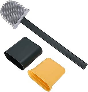 Ensemble de brosse de toilette, homemax brosse de nettoyage de toilette puissante