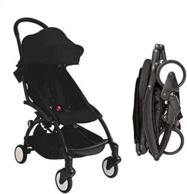 Poussette compacte légère baby time (noir)