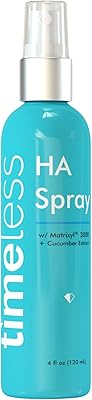 Spray d'acide hyaluronique intemporel, hydratant anti-âge tout-en-un matrixyl 3000 à l'extrait de concombre