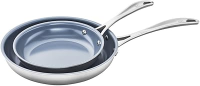 Ensemble de poêles à frire antiadhésives en céramique zwilling spirit