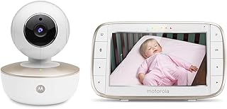 Moniteur bébé motorola - moniteur vidéo wifi vm855-5 avec caméra et support