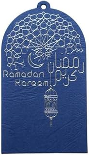 Étiquettes cadeaux en forme de dôme ramadan kareem - paquet de 10 (bleu)