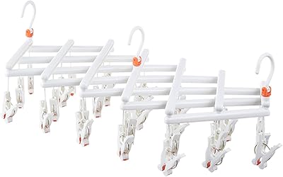 Novolan étendoir à chaussettes support de cintre robuste, pliable en plastique multi-têtes étendoir à vêtements maison coupe-vent multifonctionnel étendoir télescopique 29 clips porte-clip de chaussettes (blanc). Votre supermarché en ligne au Sénégal, c'est Diaytar