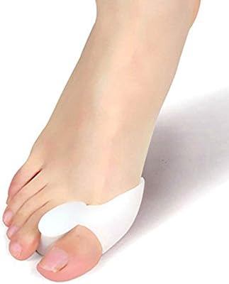 2 pièces séparateurs d'orteils protecteur d'orteil correcteur d'oignon soulagement de l'hallux valgus gel
