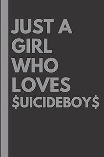 Juste une fille qui aime $uicideboy$ : carnet de notes ligné cadeau d'anniversaire