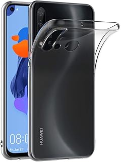 Coque arrière transparente absorbant les chocs en gel tpu flexible et caoutchouté