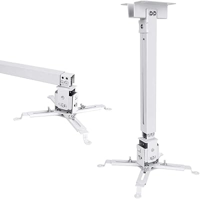 Support de plafond pour projecteur lcd dlp réglable en hauteur waunit