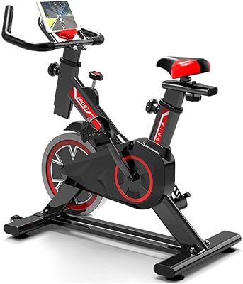 Vélo d'intérieur à entraînement par courroie coolbaby avec vélo d'exercice à résistance