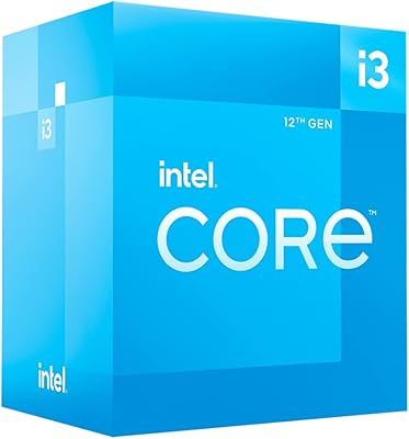 Processeur intel® core i3-12100 - 12 mo de cache, jusqu'à 4,30 ghz