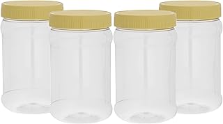 Royalford rf11225 pot rond hermétique en pet de 1 000 ml, lot