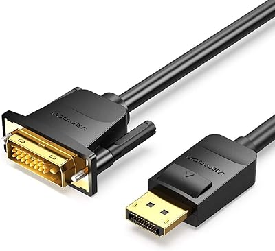 Câble adaptateur version displayport vers dvi 24+1 broches mâle pour écran
