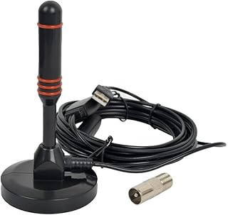 Antenne de télévision portable tavice compatible 200 milles pour caravane intérieure et extérieure