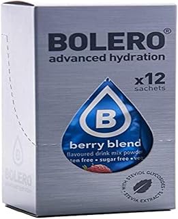 Bâtonnets individuels bolero advanced hydration, sans sucre, à saveur d'eau, saveur de mélange