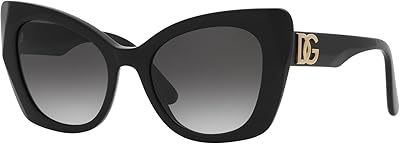 Lunettes de soleil femme dolce & gabbana dj 4405 noir/gris ombré, 53/20/140, noir/gris