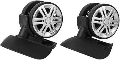 Roues à bagages silencieuses 2 pièces, roues à bagages de remplacement universelles à