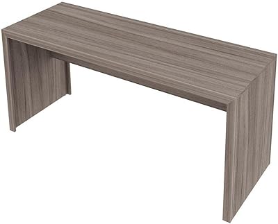Table de bureau mdb de technomobili, marron clair, hauteur 75 cm x largeur