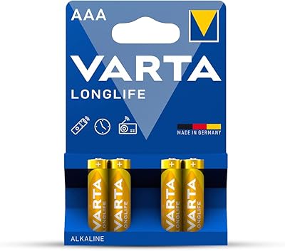 Pile alcaline varta aaa de long life pour des performances durables