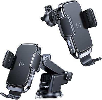Chargeur de voiture sans fil charge rapide qi 15 w support
