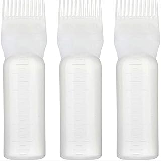 3 bouteilles de teinture capillaire peigne applicateur de racine avec échelle dégradé