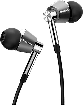Écouteurs one more tri-ear casque haute résolution avec microphones mis télécommande intégrée hd