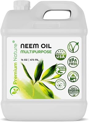 Huile de neem pour plantes, jardinage intérieur et extérieur, prête à l'emploi, pure