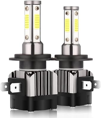 Ampoules de phare mini led m5 h7 extrêmement lumineuses, blanc 6000k, 55 w/paire, 6000lm/ensemble, adaptées pour voiture, fourgonnette, camion, pick-up, suv, bus, tout-terrain, 2 paires. Toutes les catégories, tous les prix sur Diaytar