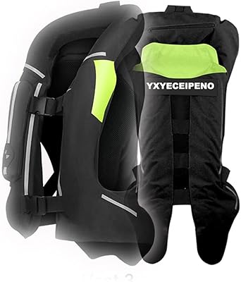 Gilet de vélo moto en jersey gonflable pour hommes femmes jeunes