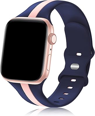 Bracelet sport en silicone compatible avec apple watch band 38/40/41 mm | 42/44/45/49