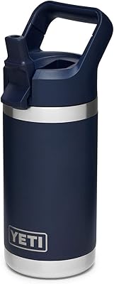 Biberon yeti rambler junior de 12 onces avec couvercle en paille