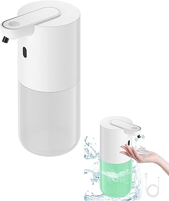 Distributeur de savon automatique 400 ml, distributeur de savon à vaisselle sans contact