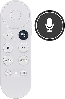 Télécommande vocale de remplacement econtruly compatible avec google tv g9n9n 2020 ga01923-us ga01920-us