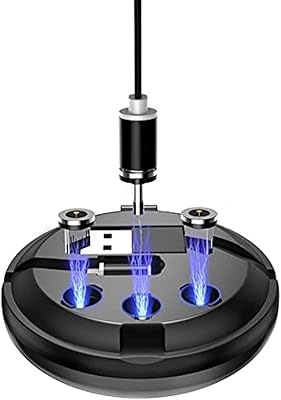 Câble de charge magnétique rétractable rapide 3a de marque ts et fiches 3