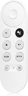 Télécommande de remplacement pour google chromecast 4k snow, télécommande vocale pour g9n9n/ga01409-us/ga01919-us/ga01920-us/ga01923-us/ga02463-us/ga02464-us