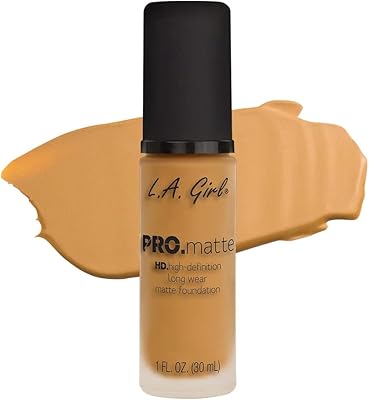 Fond de teint mat longue durée l.a. girl pro hd 30 ml, miel